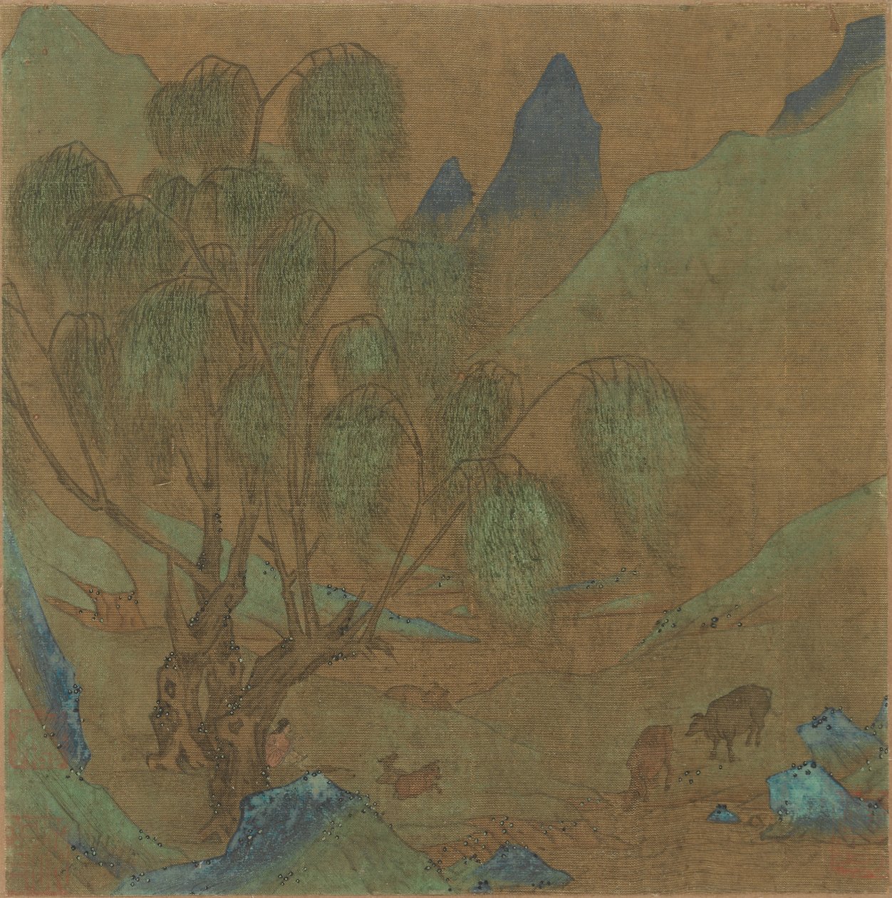 Una escena pastoral, 1271-1368 de Unbekannt