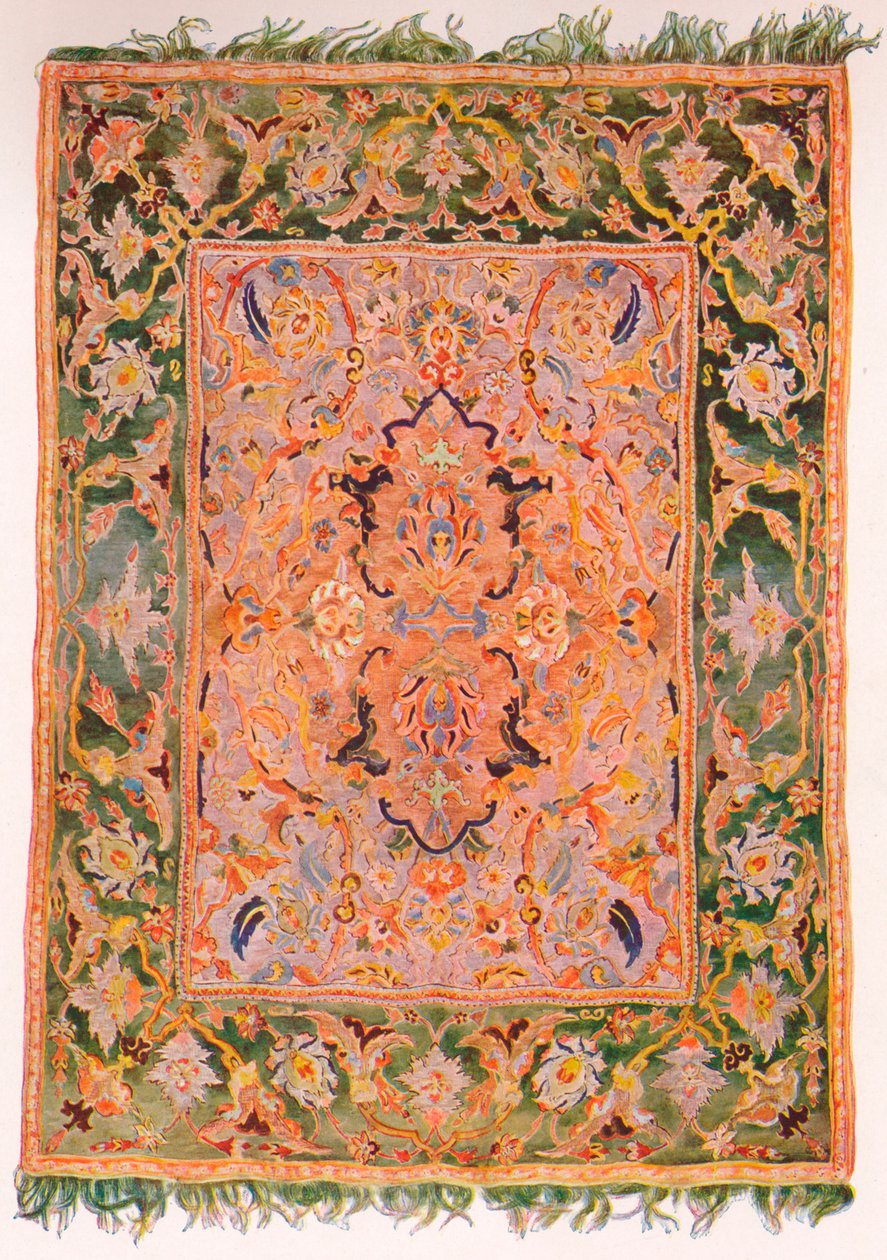 Una alfombra polaca de Persia, c. 1630, 1923 de Unbekannt