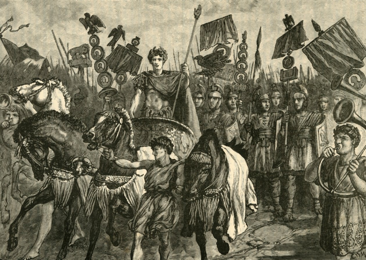 Un triunfo romano, 1890 de Unbekannt