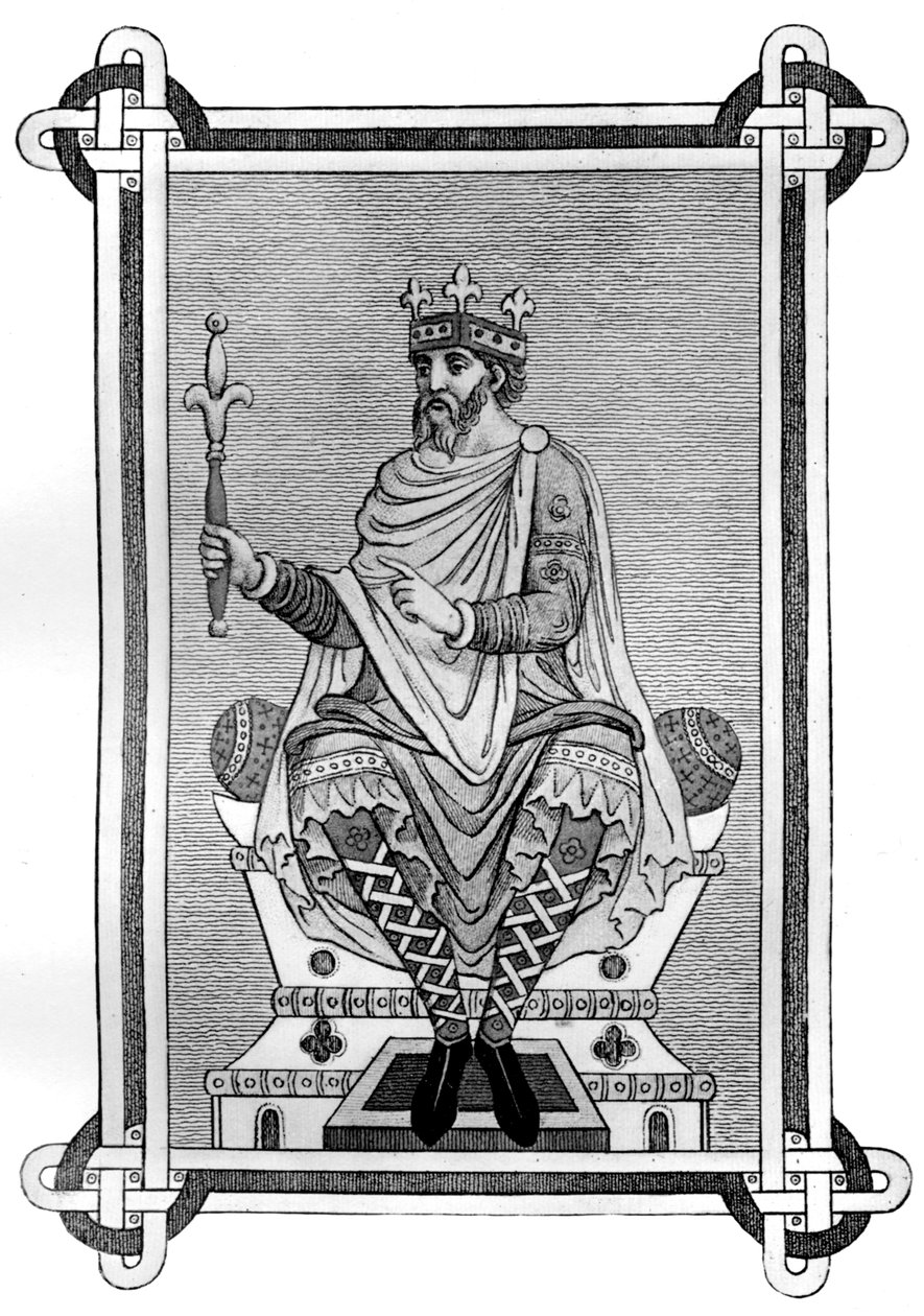Un monarca sajón, 1910 de Unbekannt