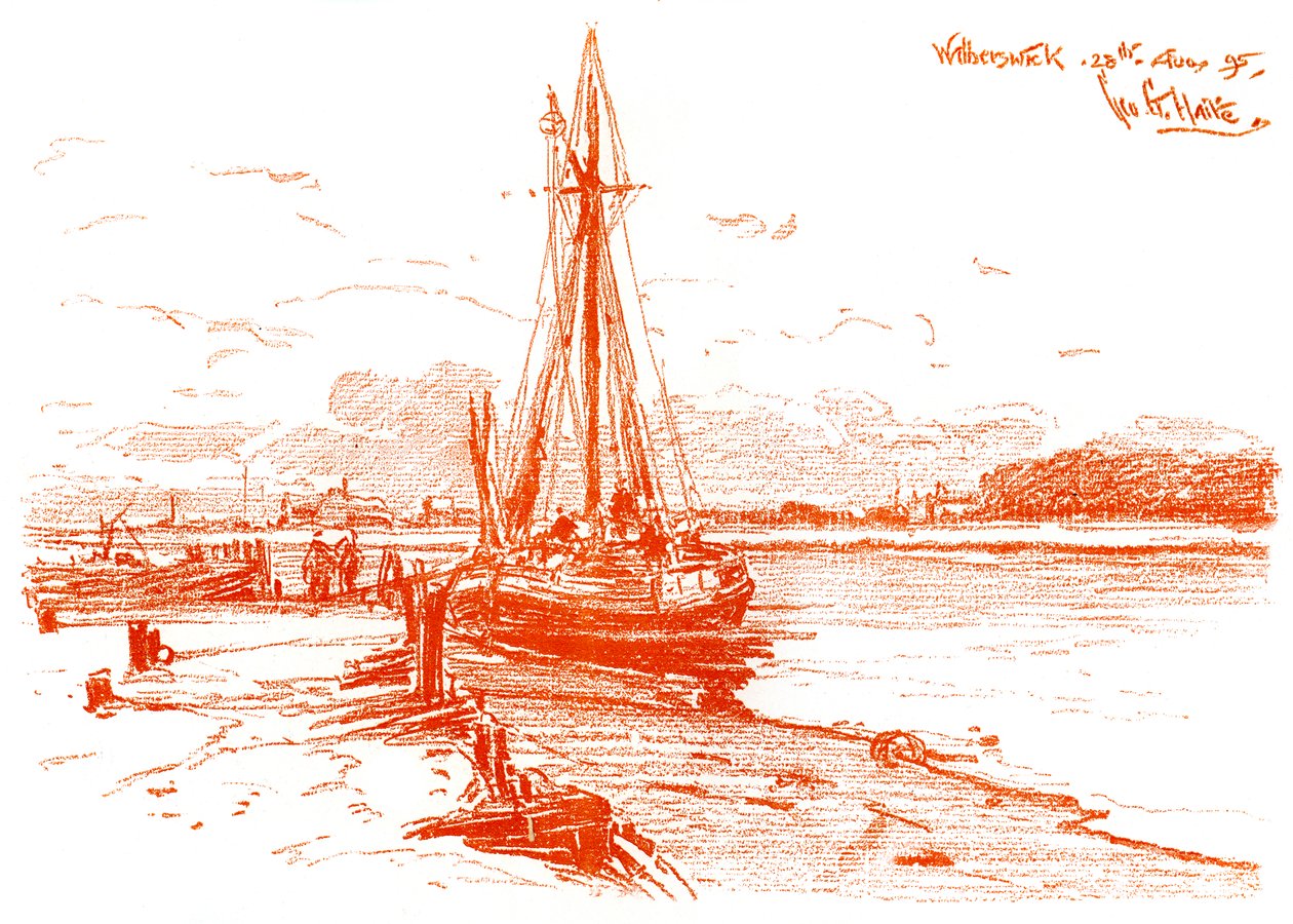 Un boceto en Walberswick, 1899 de Unbekannt