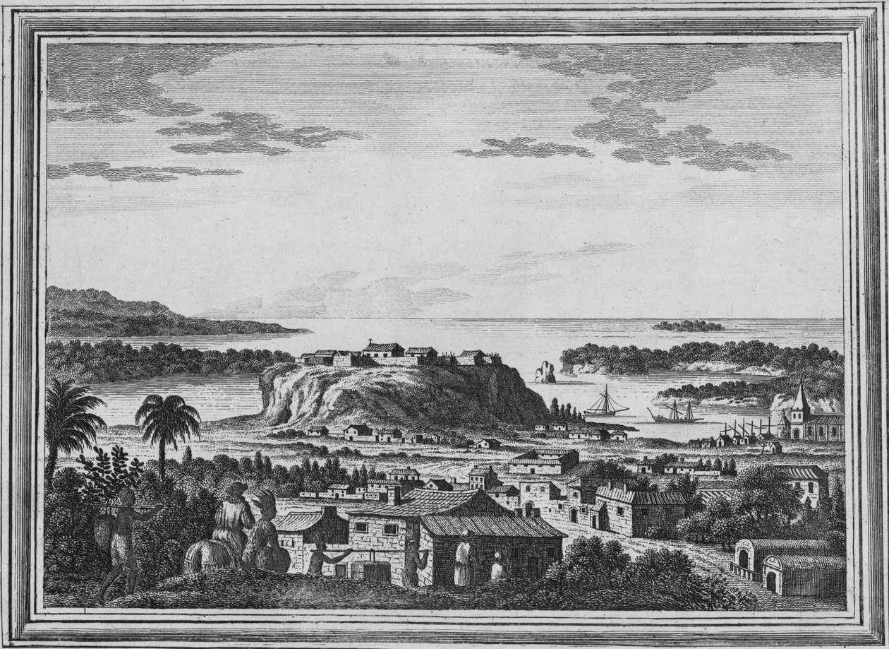 Vista del puerto de Acapulco, c1768 de Unbekannt