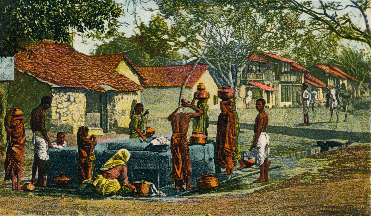Un pueblo en la Presidencia de Bombay, 1906 de Unbekannt