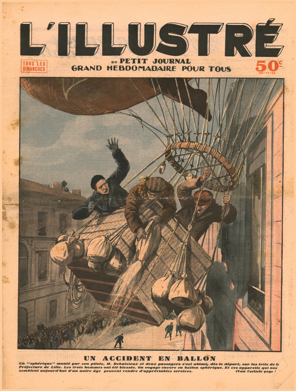Un accidente de globos, 1932 de Unbekannt