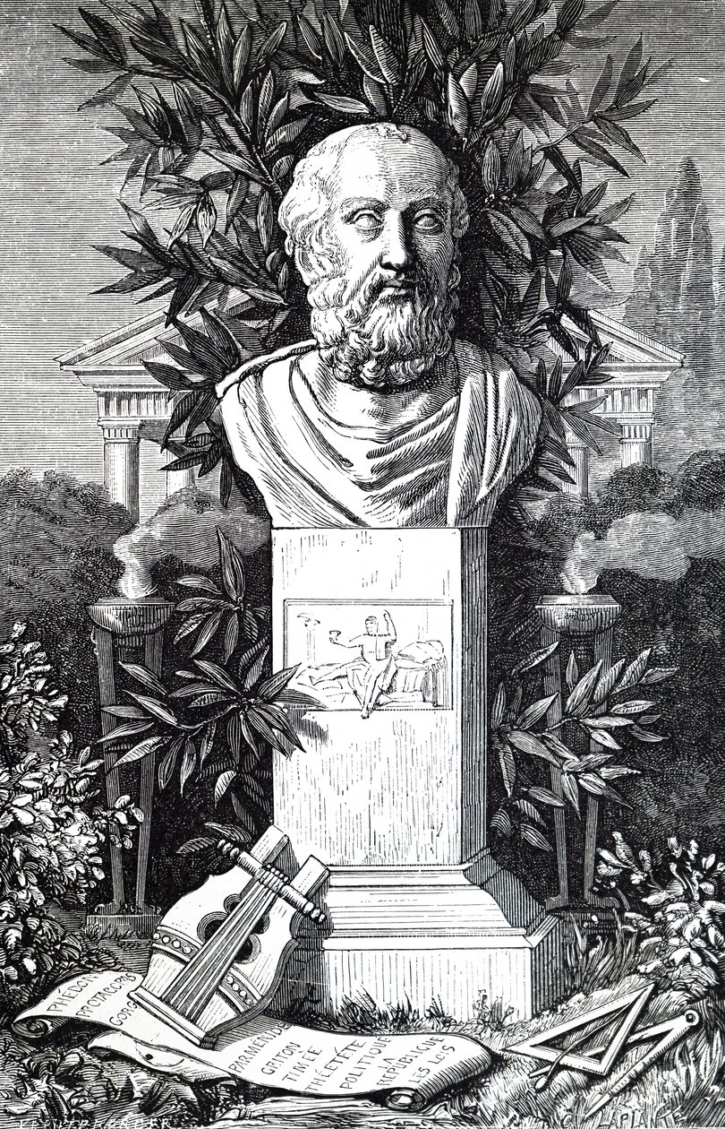 Un busto de Platón de Unbekannt
