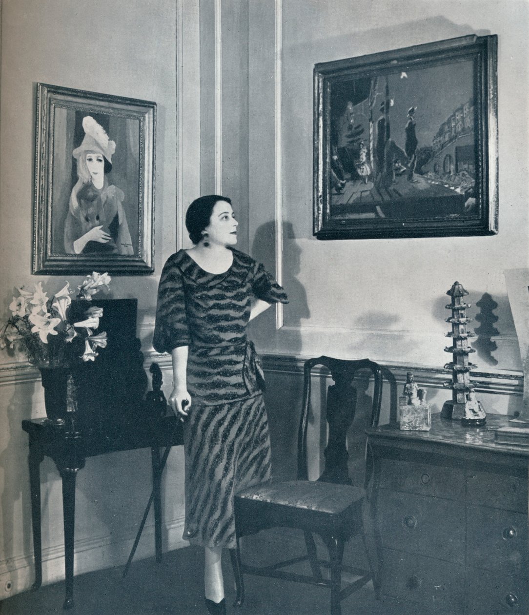 Un rincón en la casa de Lady Jowitt, 1934 de Unbekannt