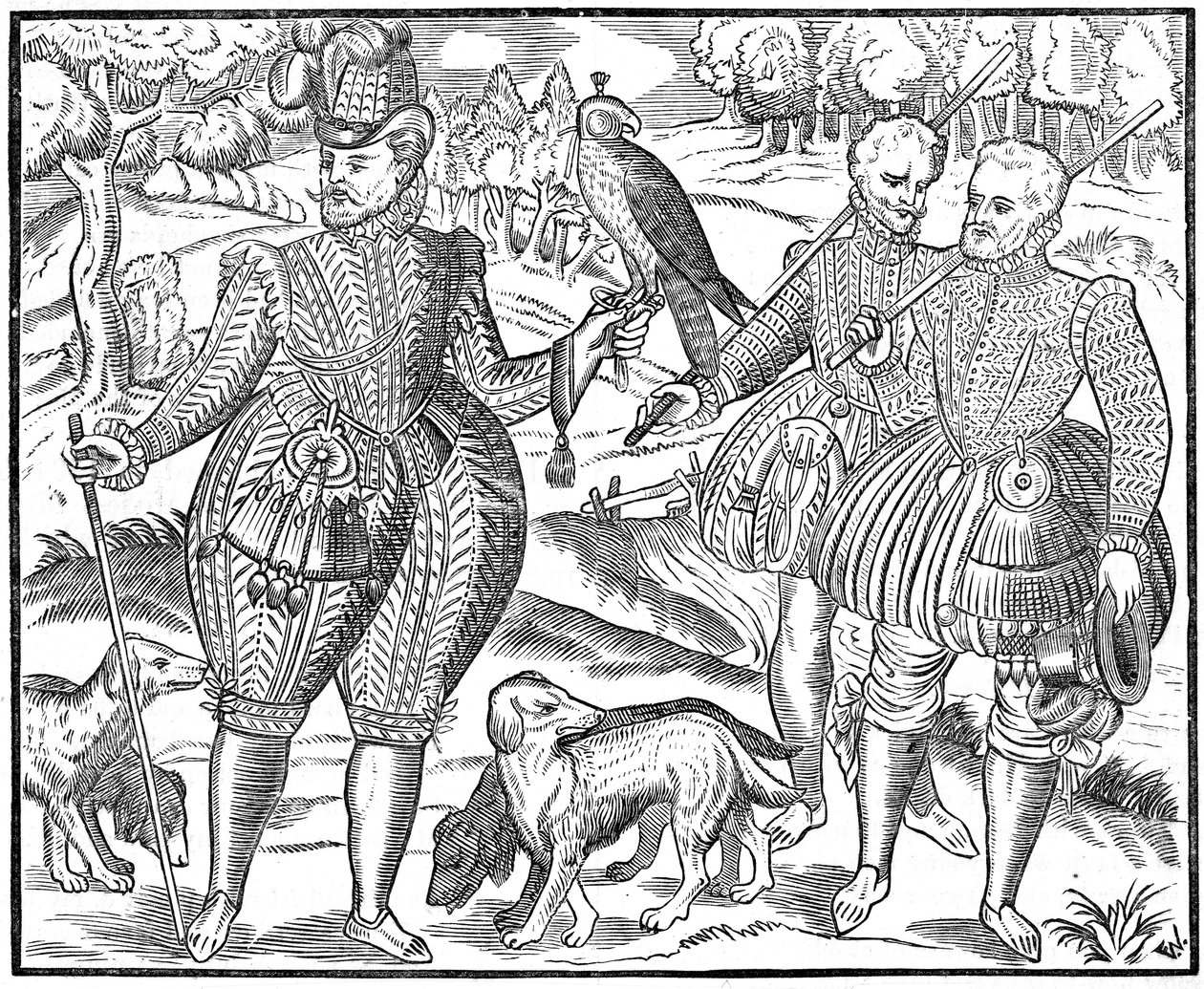 Un halconero, 1611 de Unbekannt