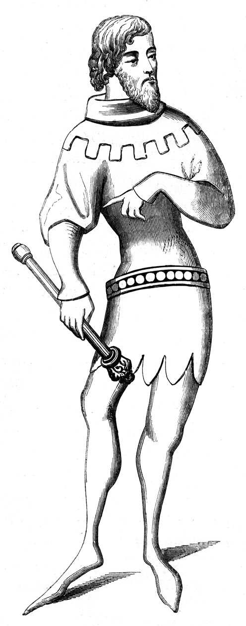 Un heraldo, siglo XIV 1849 de Unbekannt