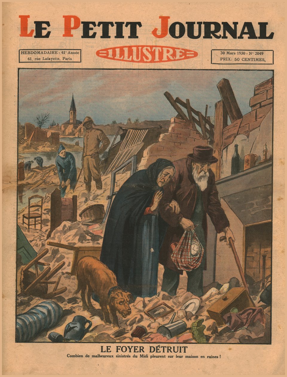Un hogar destruido, 1930 de Unbekannt