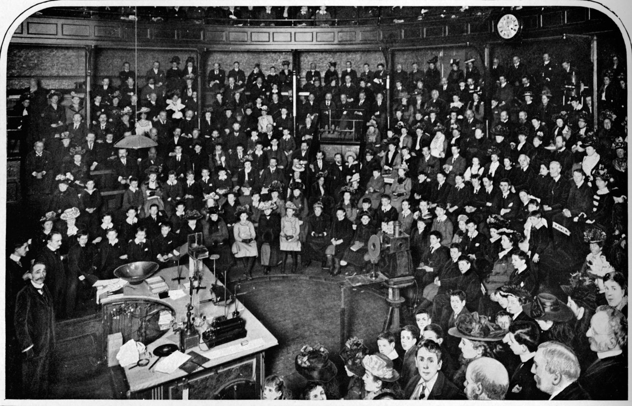 Una conferencia en la Royal Institution, Londres de Unbekannt