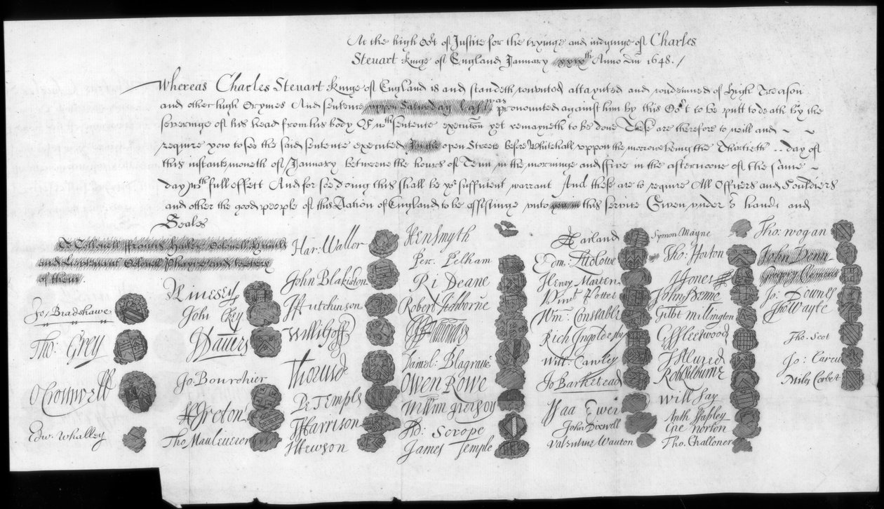 Una carta relacionada con Charles Stuart, Bonnie Prince Charlie, siglo XVIII de Unbekannt