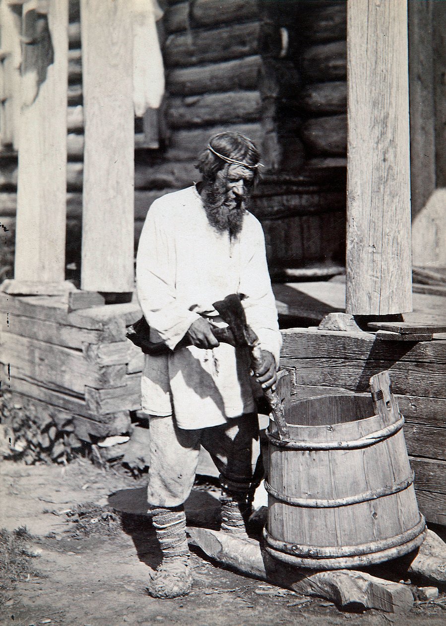 Un campesino, 1890s de Unbekannt