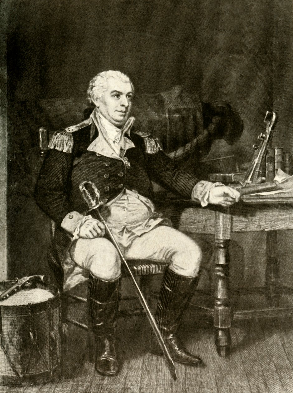 Un retrato del comodoro Barry de la Marina de los Estados Unidos, c1780, 1937 de Unbekannt