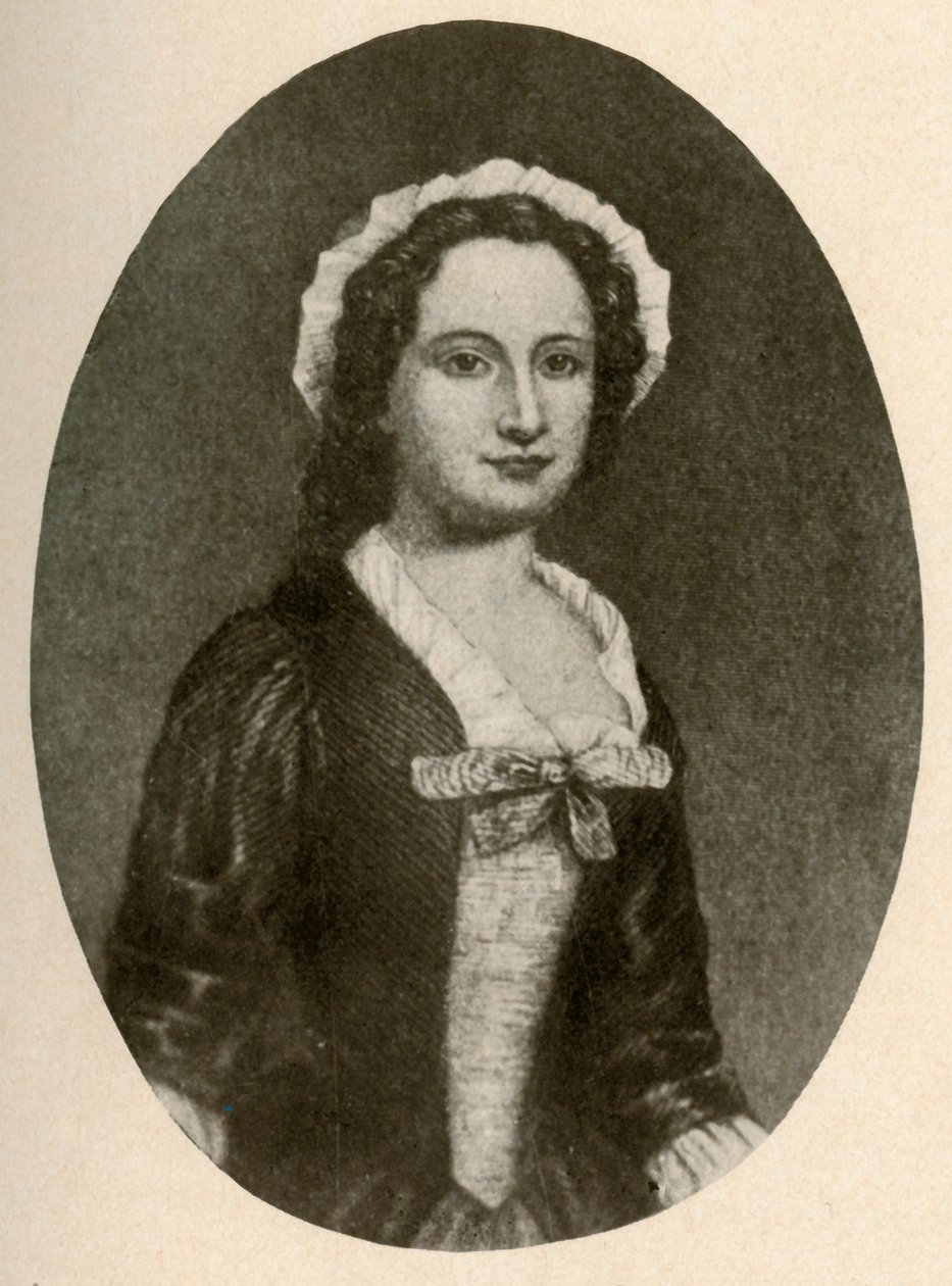 Retrato de una niña joven en Filadelfia, c1760 de Unbekannt