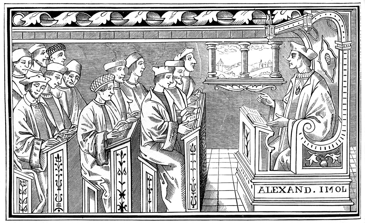 Una escuela, siglo XVI 1849 de Unbekannt