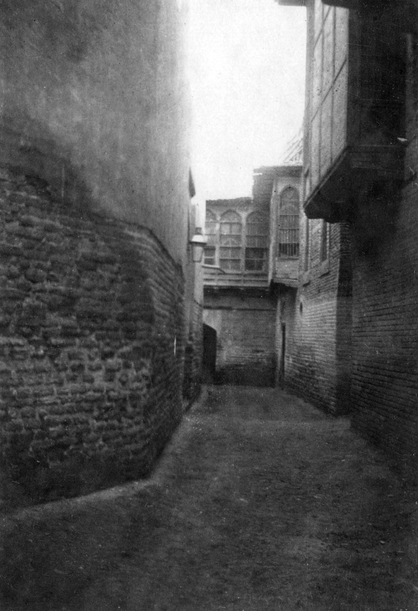 Una calle en Bagdad, 1918 de Unbekannt