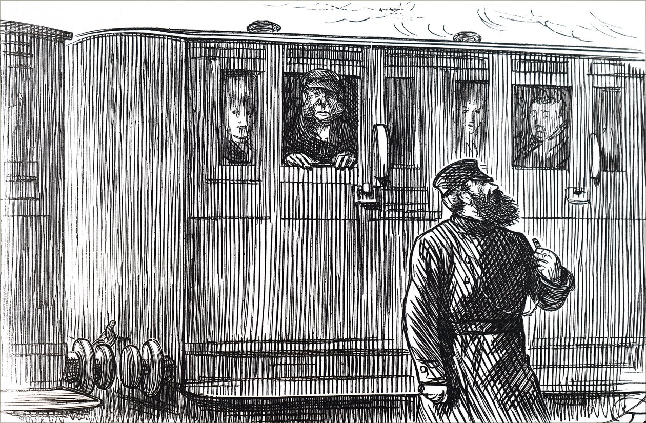 Un guardia de tren de Unbekannt