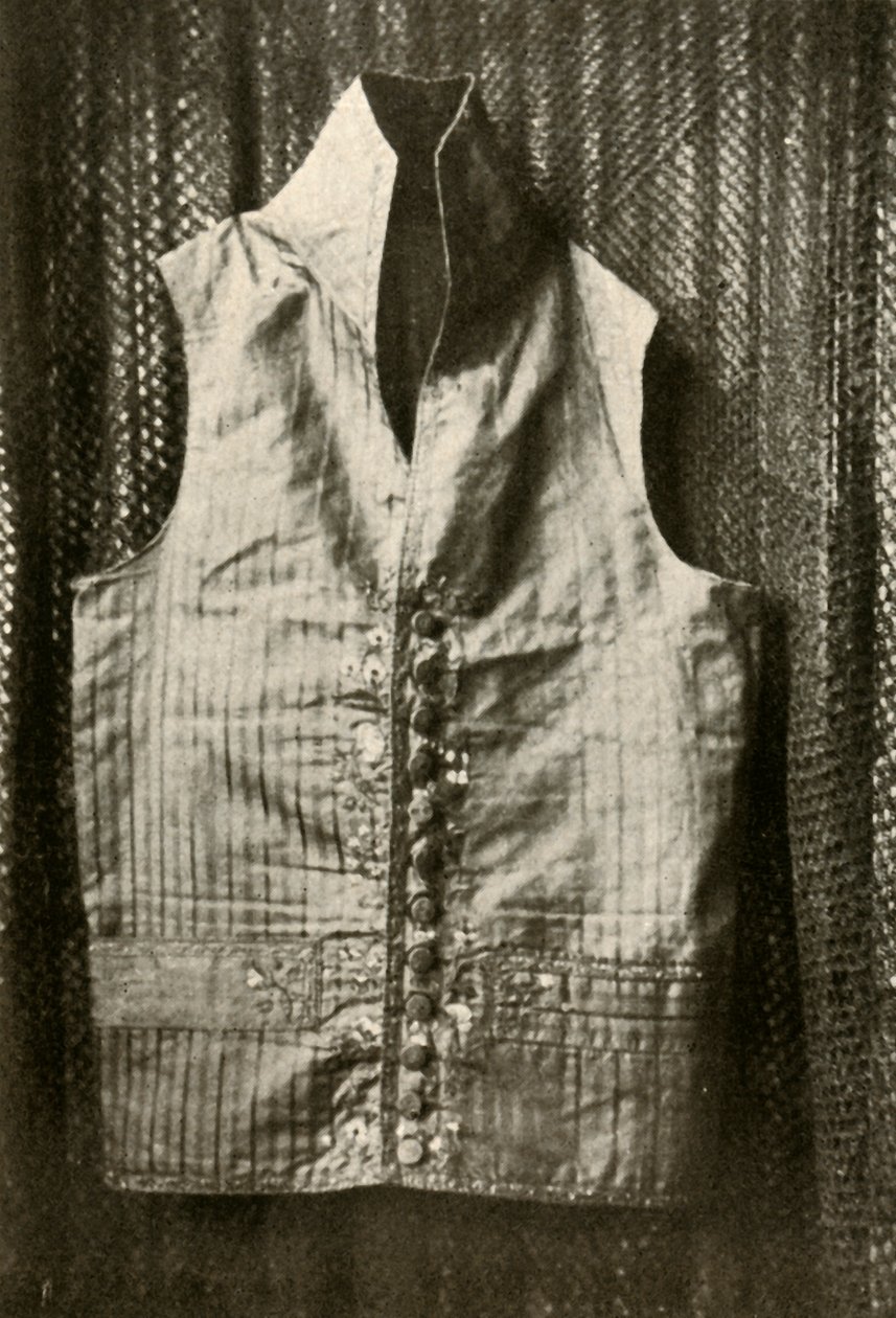 Un chaleco usado por el Conde Lemcke, c1798, 1937 de Unbekannt