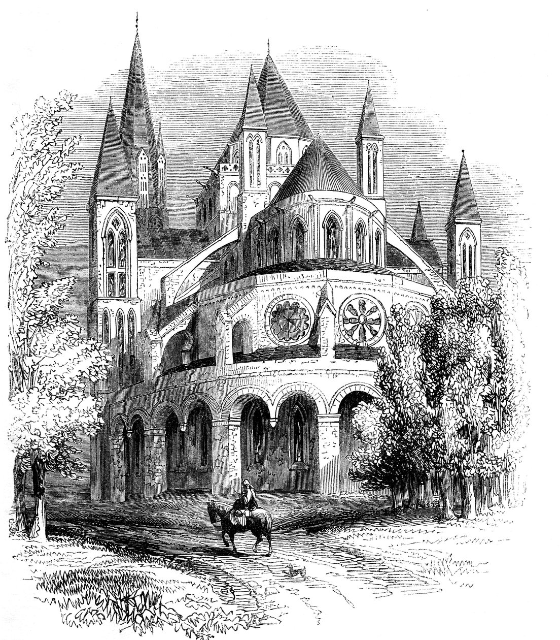 Abbaye aux Hommes, Caen, Normandía, Francia de Unbekannt