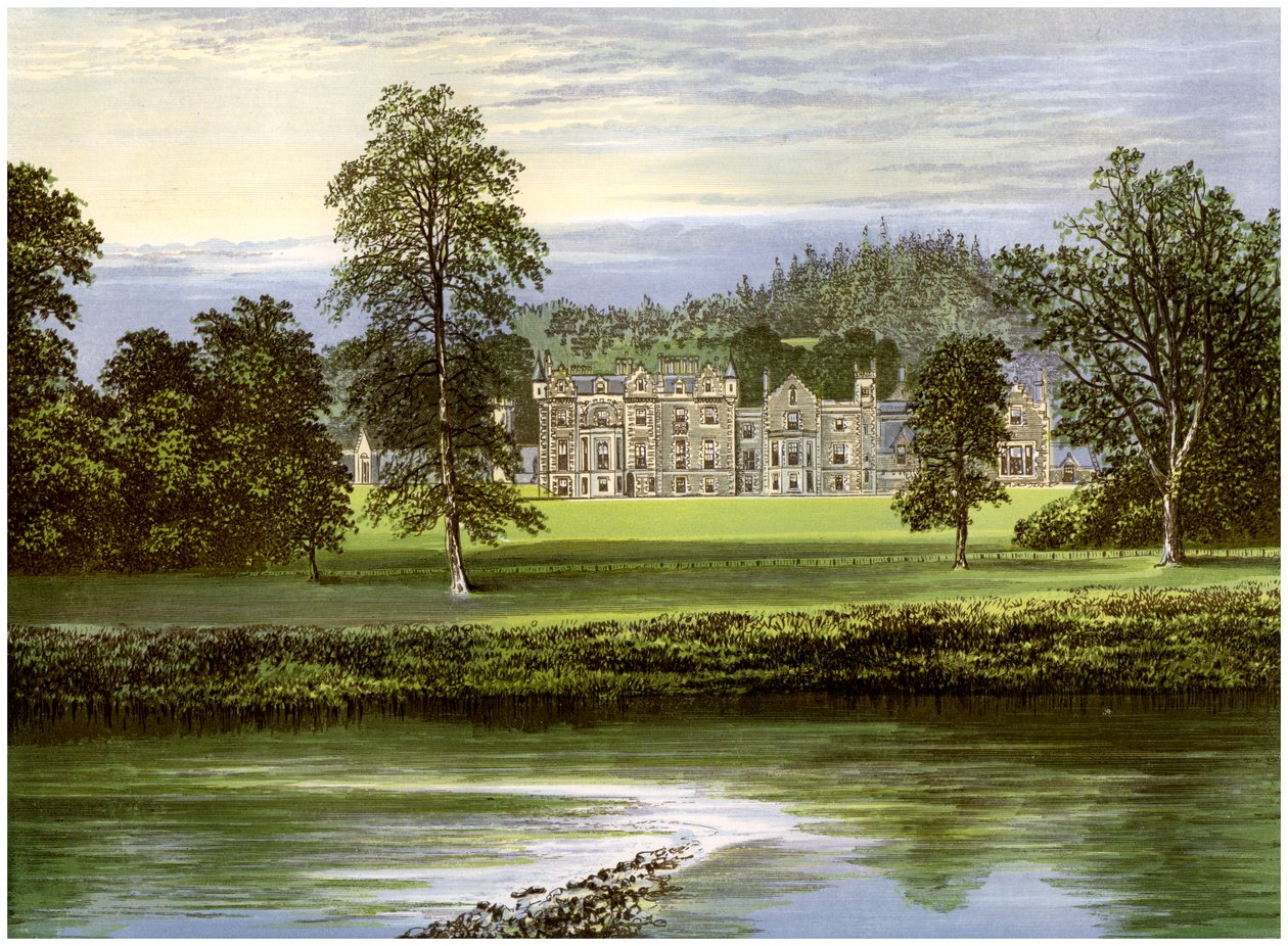 Abbotsford, Roxburghshire, Escocia, hogar de la familia Scott, c1880 de Unbekannt