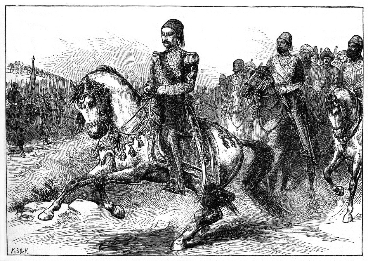 Abdul Hamid II, Sultán del Imperio Otomano, 1900 de Unbekannt