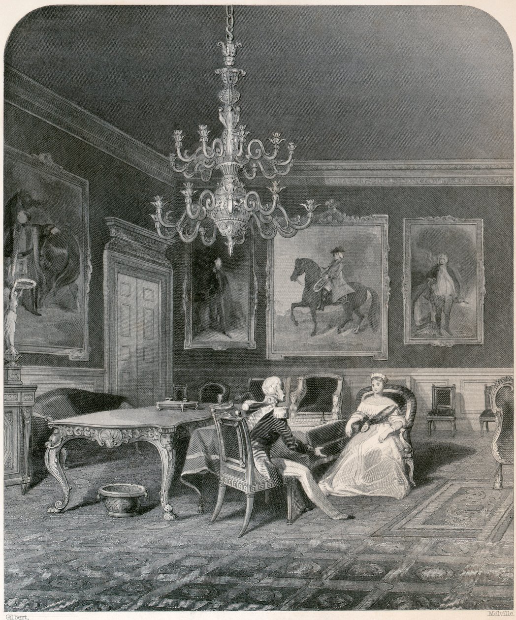 Accesión de la Reina Victoria, 1837 de Unbekannt