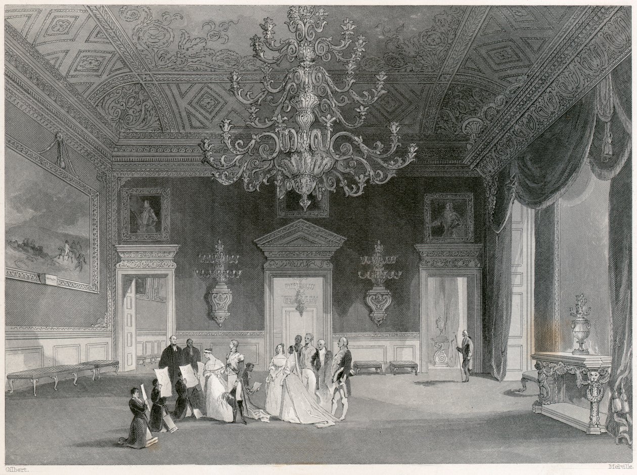 Accesión de la Reina Victoria, Palacio de St James, Londres, 1837 de Unbekannt