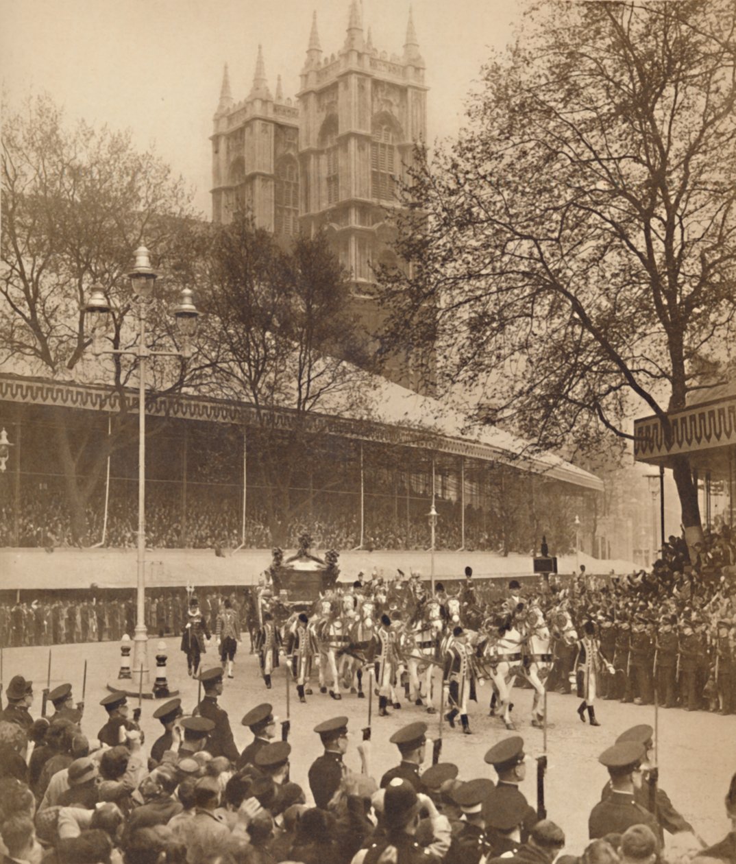 Aclamado por miles en Westminster, 12 de mayo de 1937 de Unbekannt