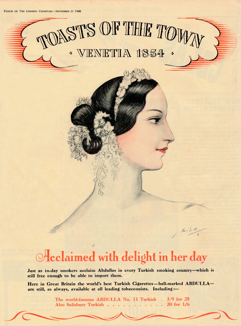 Aclamada con deleite en su día, Brindis de la Ciudad - Venecia 1854 de Unbekannt