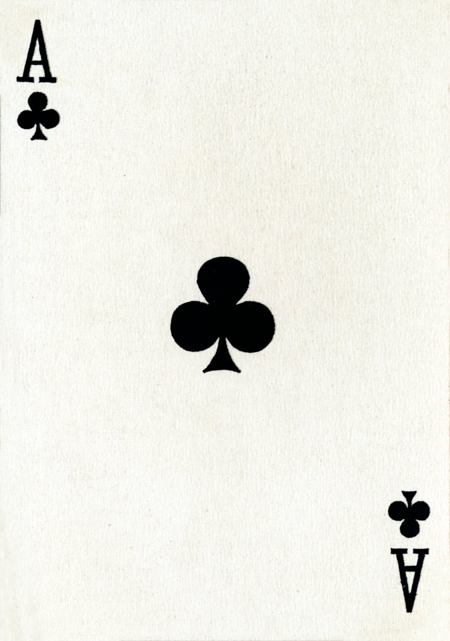 As de Tréboles de una baraja de cartas de Goodall & Son Ltd., c1940 de Unbekannt