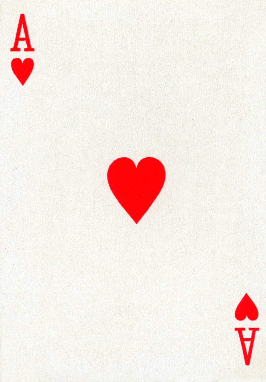 As de corazones de una baraja de cartas de Goodall & Son Ltd., c1940 de Unbekannt