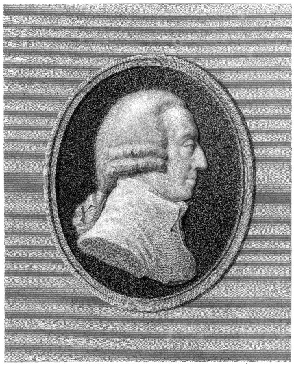 Adam Smith, filósofo y economista escocés del siglo XVIII de Unbekannt