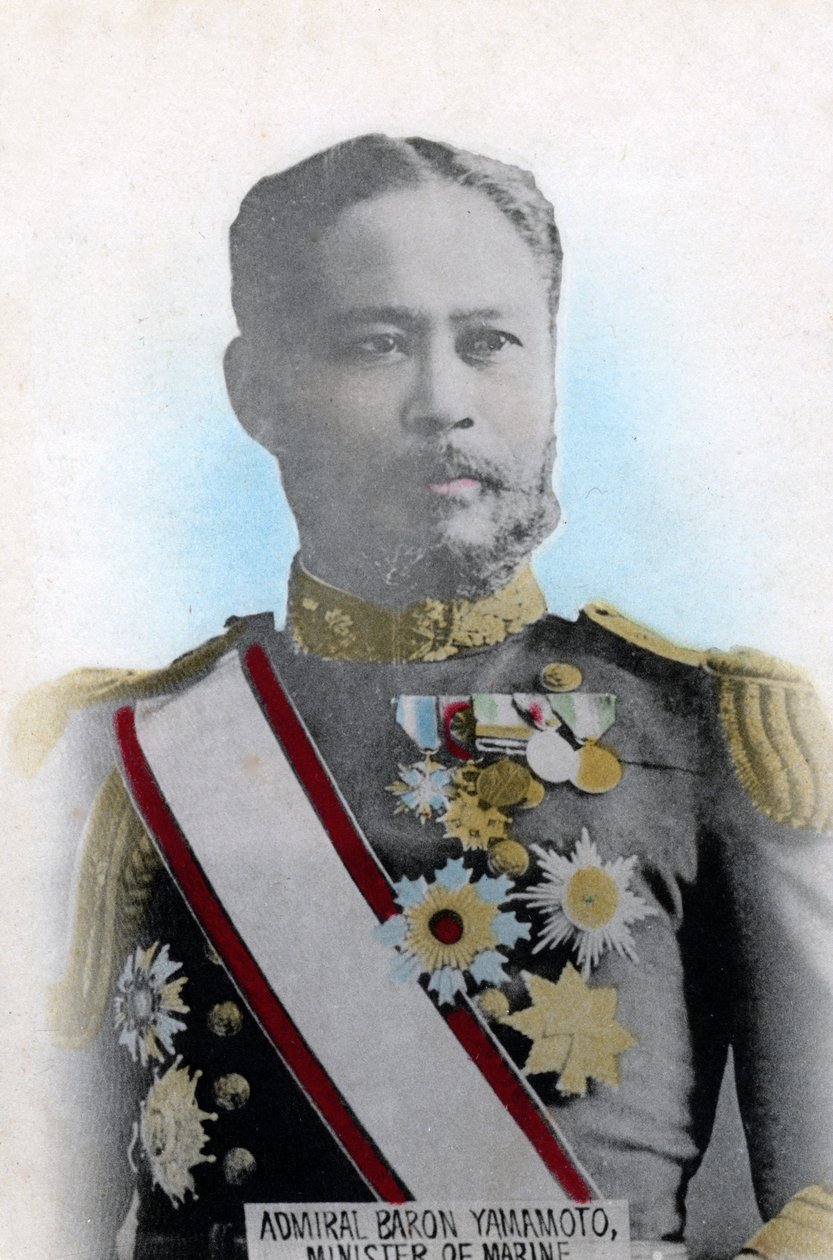 Almirante Yamamoto, Ministro de la Marina de Japón, c1904-1905 de Unbekannt