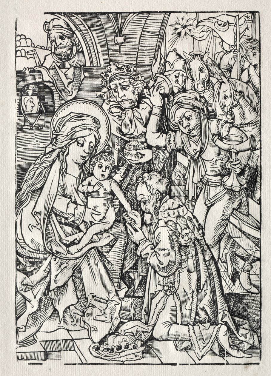 Adoración de los Reyes, c. 1500 de Unbekannt