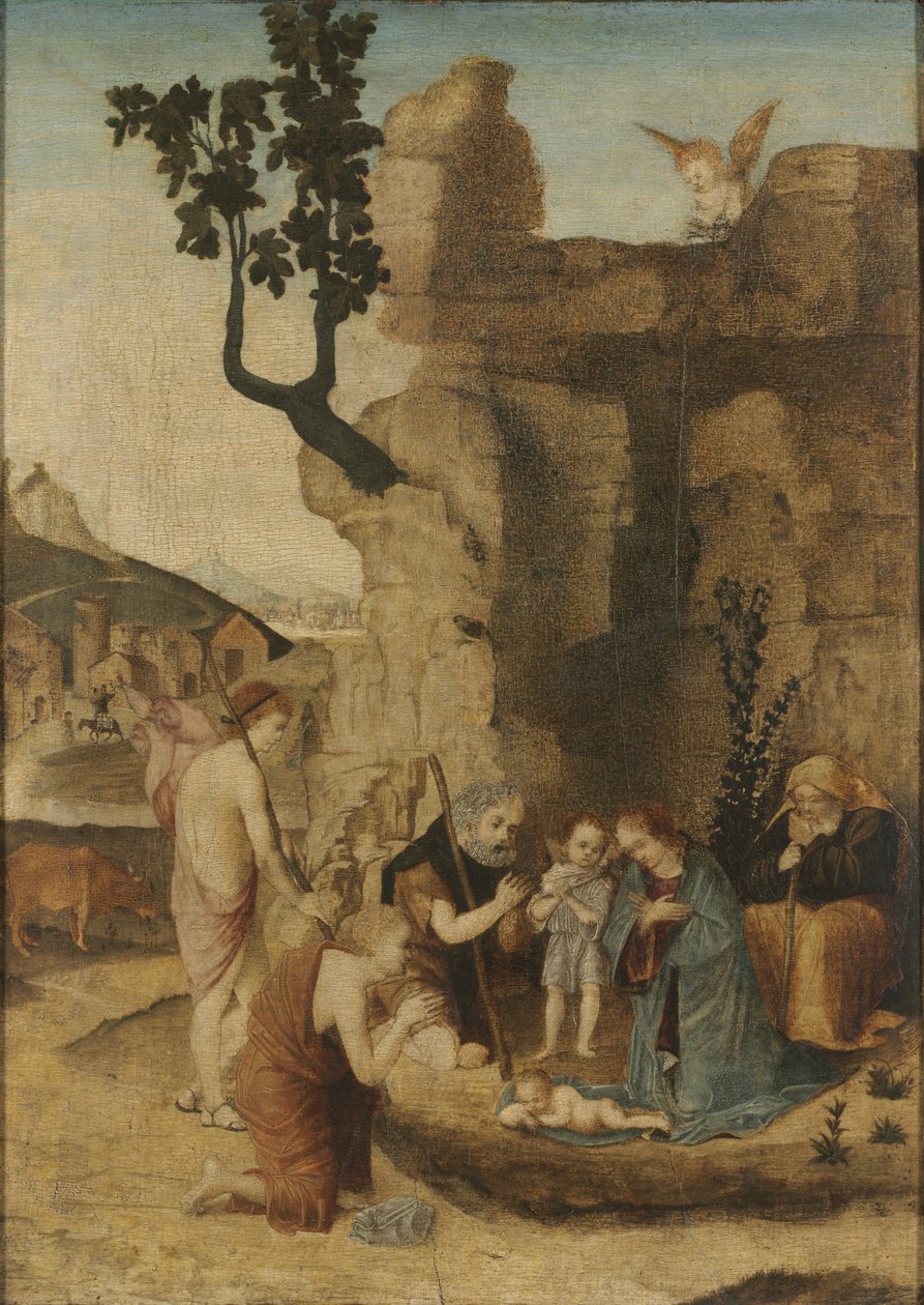 La Adoración de los Pastores, c. 1500 de Unbekannt