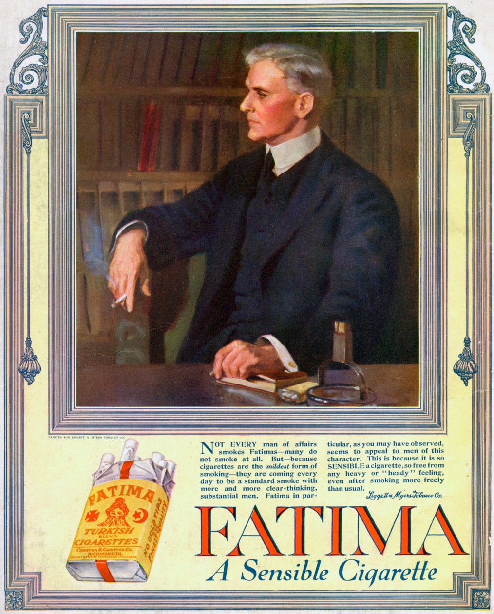 Anuncio de cigarrillos Fatima de Unbekannt