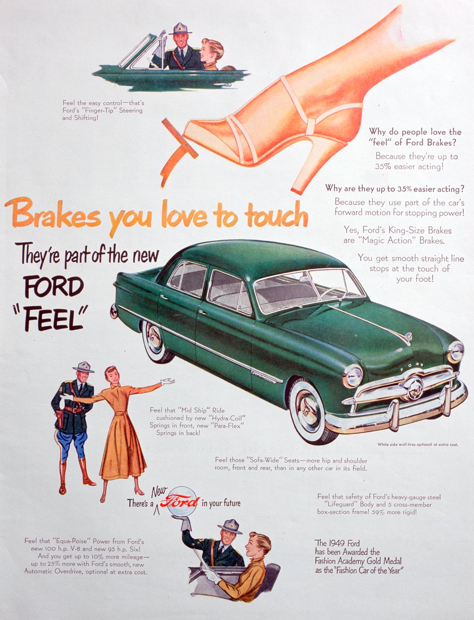 Anuncio de coches Ford, 1949 de Unbekannt