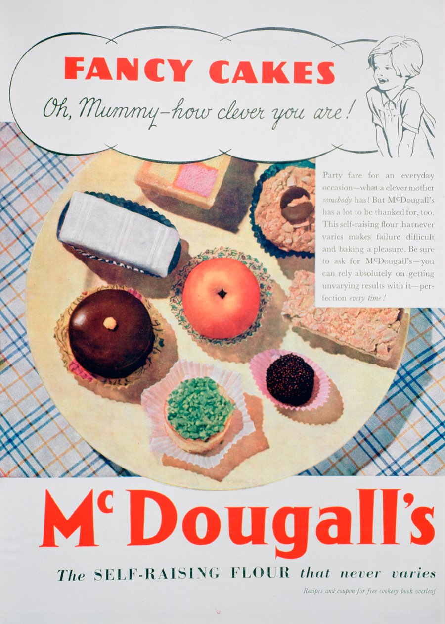 Anuncio de harina McDougalls, 1935 de Unbekannt