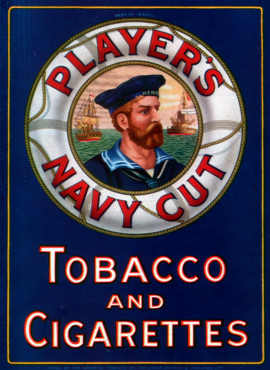 Anuncio de Players Navy Cut Tobacco and Cigarettes, 1923 de Unbekannt