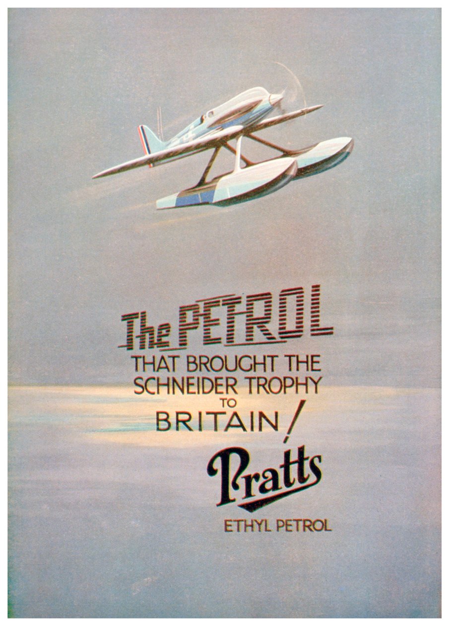 Anuncio de Pratts Ethyl Petrol, c1928 de Unbekannt