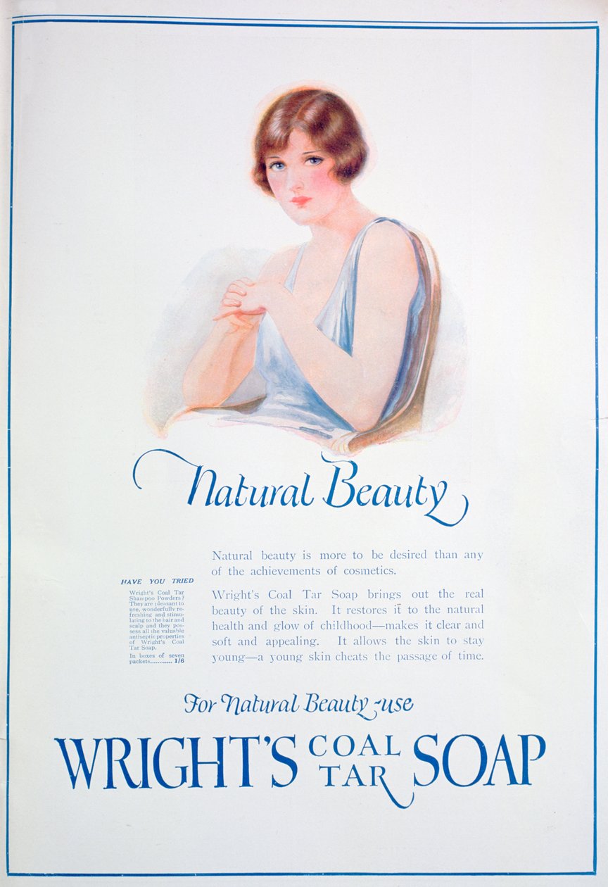 Anuncio de Wrights Coal Tar Soap, 1925 de Unbekannt