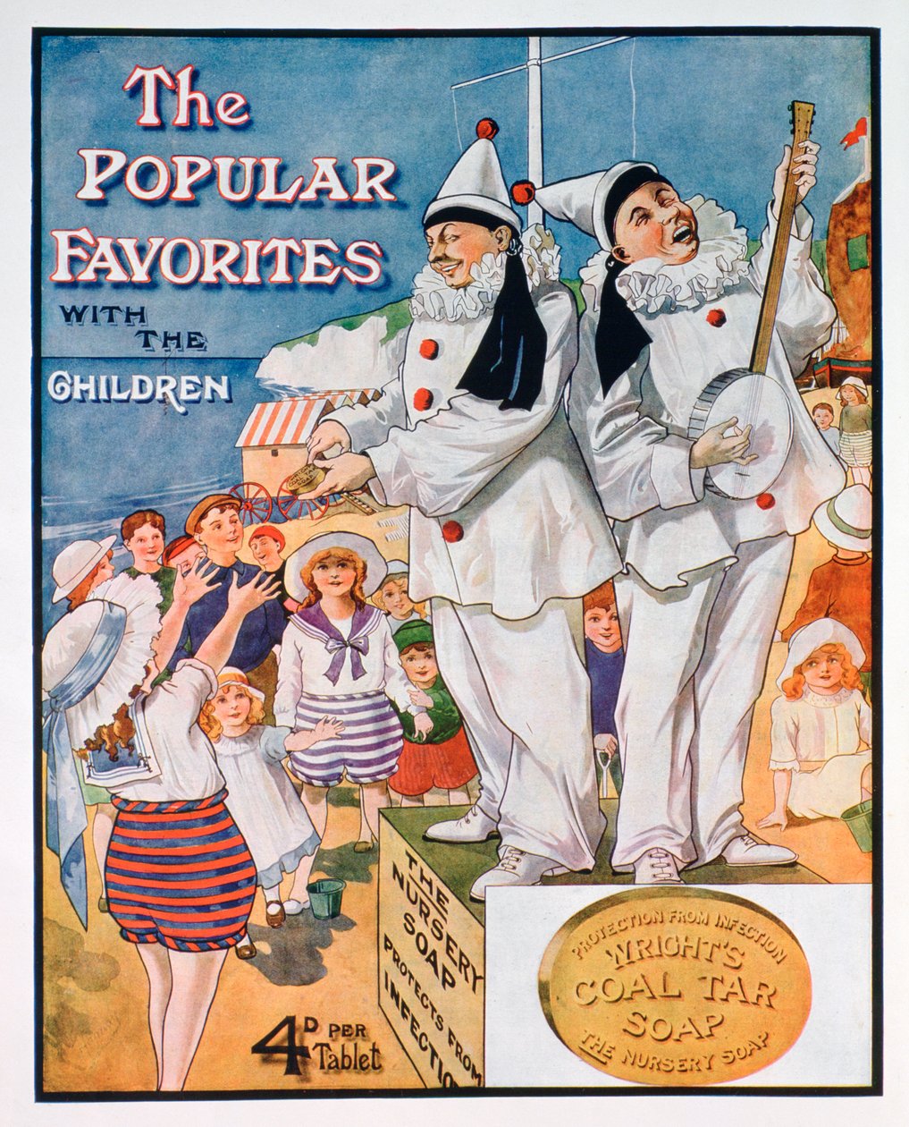 Anuncio de jabón de alquitrán de carbón de Wright, 1914 de Unbekannt