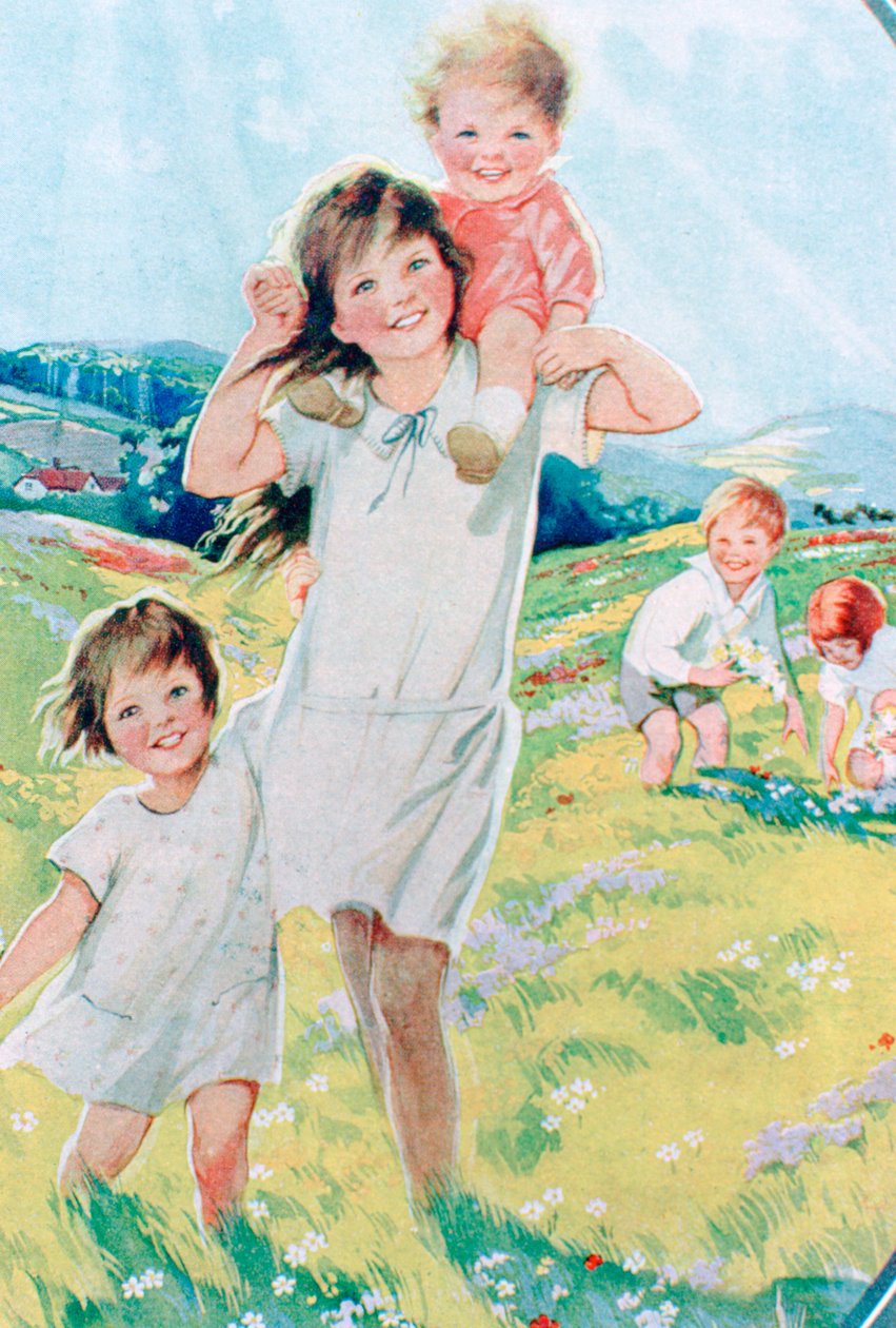Anuncio de jabón de alquitrán de carbón de Wright, detalle, 1920s de Unbekannt