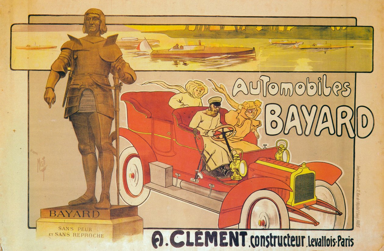 Anuncio de coches Clement-Bayard de Unbekannt