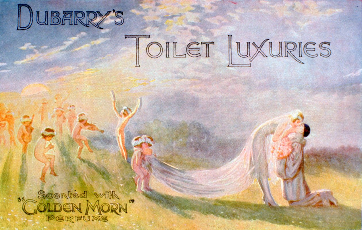 Anuncio de los lujos de tocador de Dubarry, perfumados con Golden Morn, 1922 de Unbekannt
