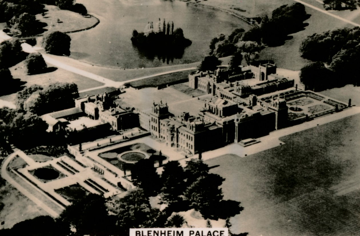 Vista aérea del Palacio de Blenheim, 1939 de Unbekannt