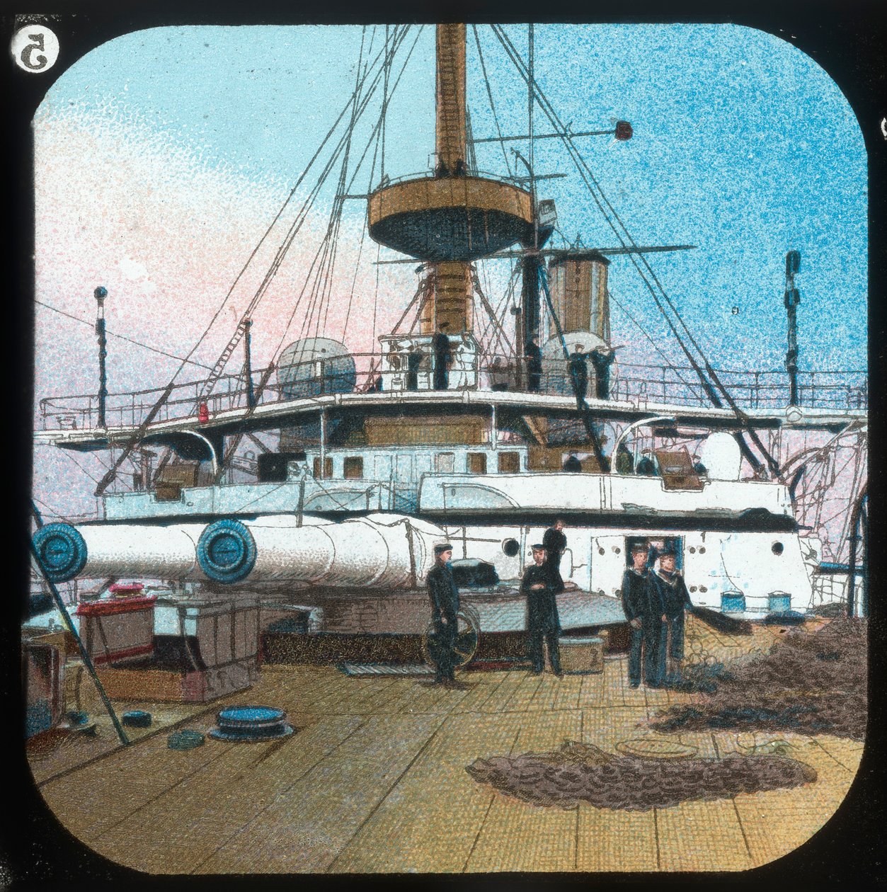 Después de Barbette -- H.M.S. Revenger, c. 1900 de Unbekannt