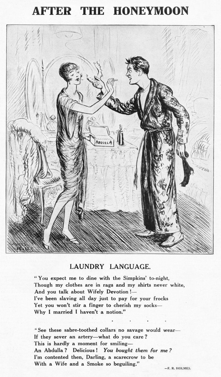 Después de la luna de miel - Equipaje de lavandería, 1927 de Unbekannt