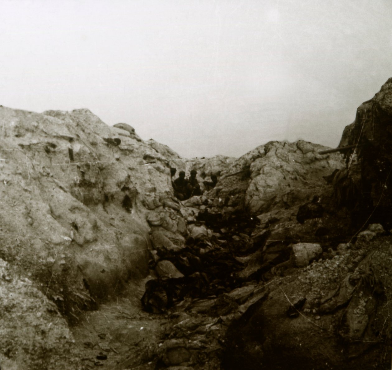 Después del ataque, Rozieres, Francia, c1914-c1918 de Unbekannt