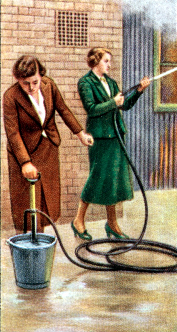 Precauciones contra Ataques Aéreos, tarjeta de cigarrillos, británica, 1938 de Unbekannt